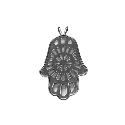 Medium Joy Hamsa Pendant on 20" Chain - The Weitzman Museum Store - 400 - 45mm