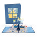 Menorah Lights Pop - Up Card - The Weitzman Museum Store - LP1954