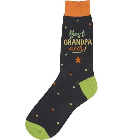 Men's Best Grandpa Ever Socks - The Weitzman Museum Store - 