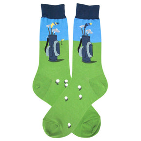 Men's Golfbag Socks - The Weitzman Museum Store - 6980M