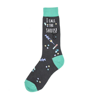 Men's I Call The Shots Socks - The Weitzman Museum Store - 6942M