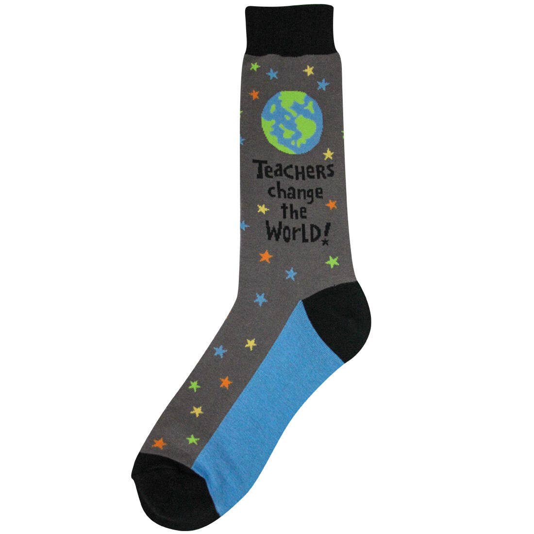 Men's Teachers World Socks - The Weitzman Museum Store - 7028M
