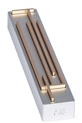 Metal Shaddai Mezuzah in 3 Colors - The Weitzman Museum Store - 439434