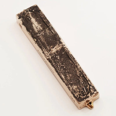 Mi Polin Bronze Mezuzah - KRAKOW BRZOZOWA 13/7 St. - The Weitzman Museum Store - 