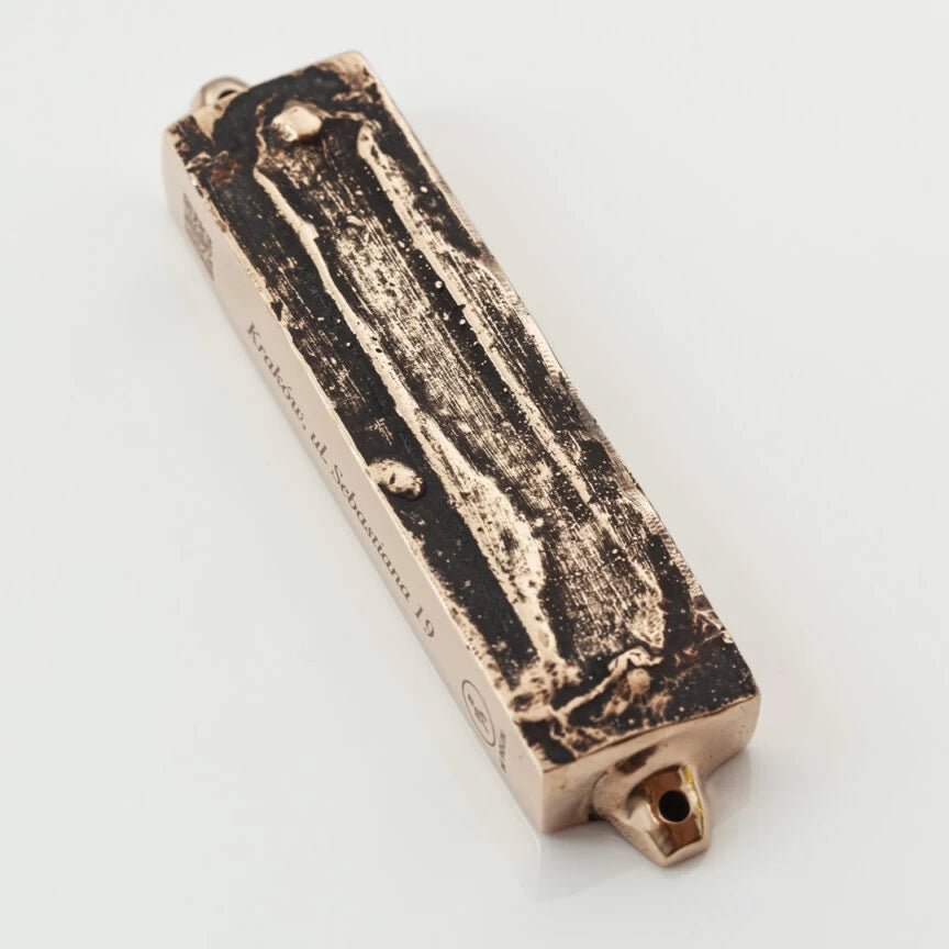Mi Polin Bronze Mezuzah - KRAKOW SEBASTIANA 19 St. - The Weitzman Museum Store - 