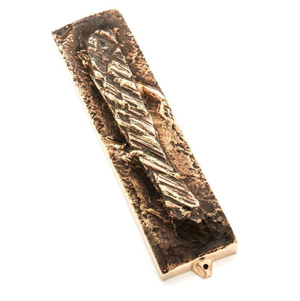 Mi Polin Bronze Mezuzah - OŚWIĘCIM, UL. KS. JANA SKARBKA 5 - The Weitzman Museum Store - 7 - 847384012303