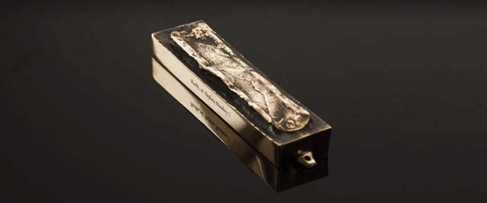 Mi Polin Bronze Mezuzah - RUDKI, ,UL. STEFANA BANDERY 5 - The Weitzman Museum Store - Stefana Bandery 5