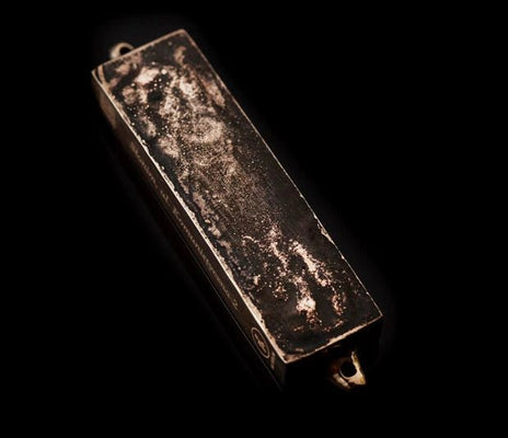 Mi Polin Bronze Mezuzah - SLONIM UL. KOMUNISTYCZNA 26 - The Weitzman Museum Store - 