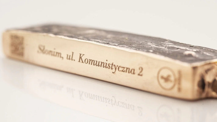 Mi Polin Bronze Mezuzah - SLONIM UL. KOMUNISTYCZNA 26 - The Weitzman Museum Store - 