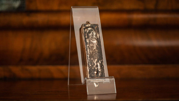 Mi Polin Bronze Mezuzah - SLONIM UL. KOMUNISTYCZNA 26 - The Weitzman Museum Store - 