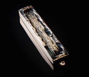 Mi Polin Bronze Mezuzah - SOKOTOW PODLASKI UL. WILCZYNSKIEGO 4 - The Weitzman Museum Store - 