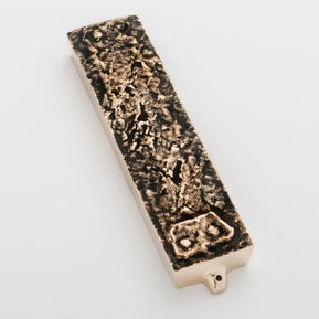 Mi Polin Bronze Mezuzah - STRYJ UL. KRAVETSKA 22 - The Weitzman Museum Store - 7-847384018731