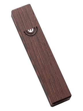 Mi Polin Wood Mezuzah - Dark - The Weitzman Museum Store - MIPOLIN-WD