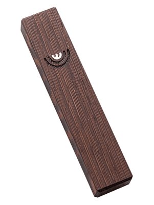 Mi Polin Wood Mezuzah - Dark - The Weitzman Museum Store - MIPOLIN-WD