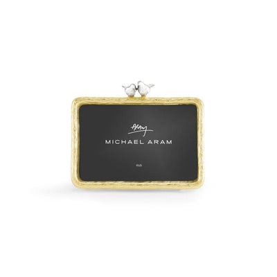 Lovebird 4X6 Frame Silver & Gold