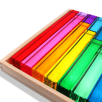 Millie Rainbow Blocks - The Weitzman Museum Store - MR24MB