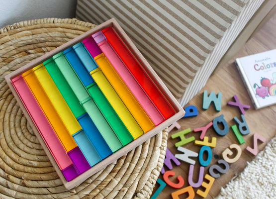 Millie Rainbow Blocks - The Weitzman Museum Store - MR24MB