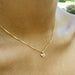 Mini Chai Necklace in 14k Yellow Gold - The Weitzman Museum Store - mn-chai-mini-14k