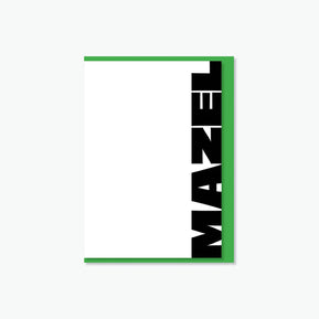 Mini Mazel Card Black & White - The Weitzman Museum Store - 