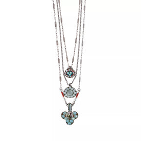 Mint 3 Strand Necklace - The Weitzman Museum Store - 013C3471