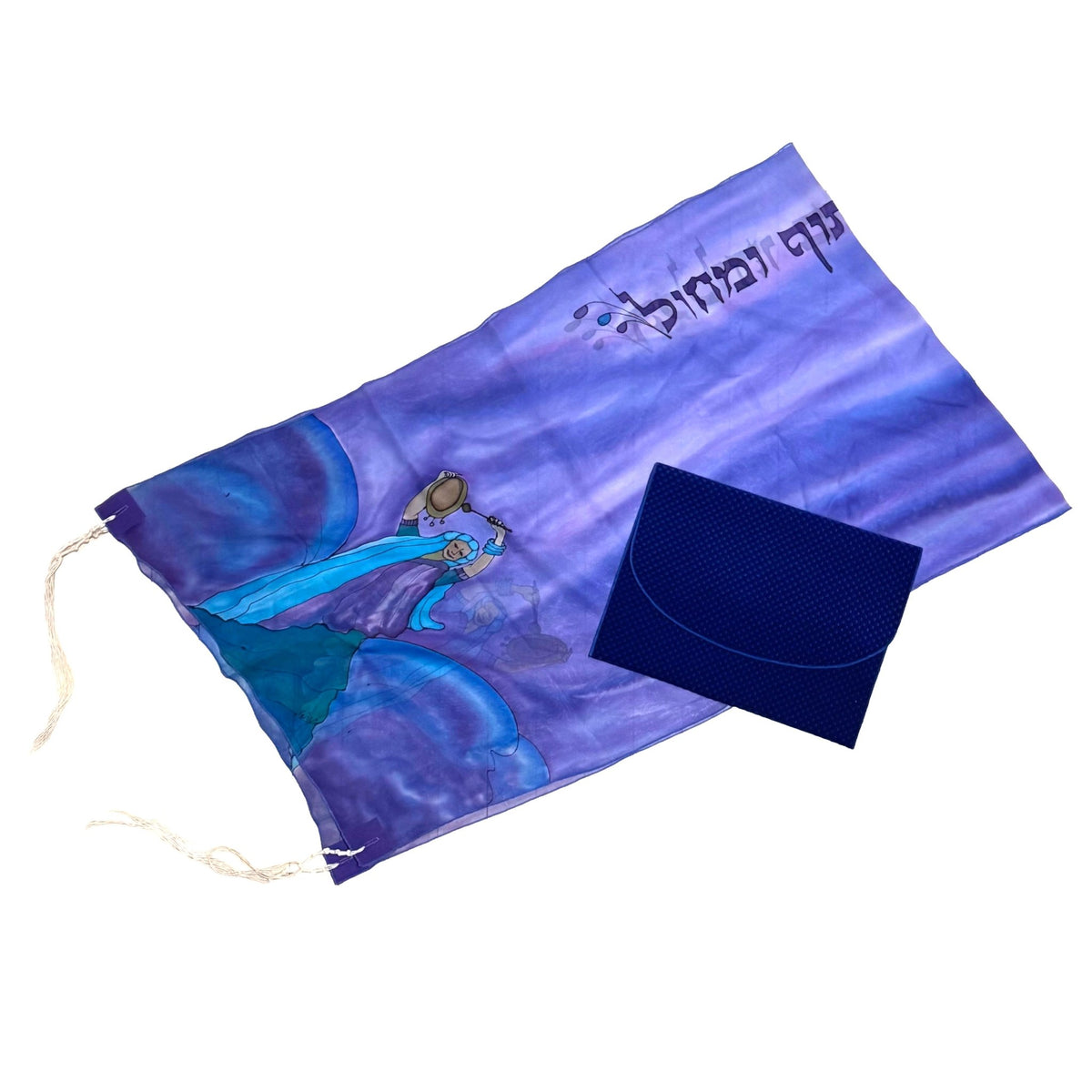 Miriam Purple Tallit - The Weitzman Museum Store - 