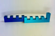 Modular Blue & Turquoise Menorah - The Weitzman Museum Store - 7 - 847384010824