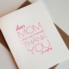 Mom Thanks Card - The Weitzman Museum Store - 7 - 847384019192