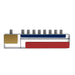 Mondrian Menorah in Three Colors - The Weitzman Museum Store - 439403