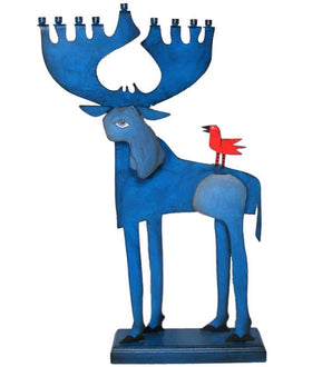 Moose Menorah - The Weitzman Museum Store - 7 - 847384004475