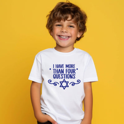 More Than Four Questions Passover Toddler Tee Shirt - The Weitzman Museum Store - 