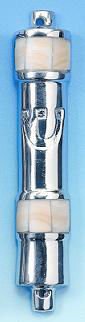 Mother of Pearl Mezuzah - The Weitzman Museum Store - 7-847384008381