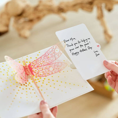 Mother’s Day Dragonfly Pop - Up Card - The Weitzman Museum Store - LP3779