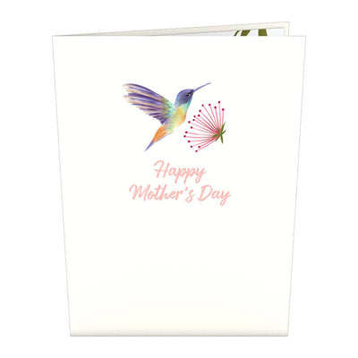Mother's Day Hummingbird Pop - Up Card - The Weitzman Museum Store - LP3048