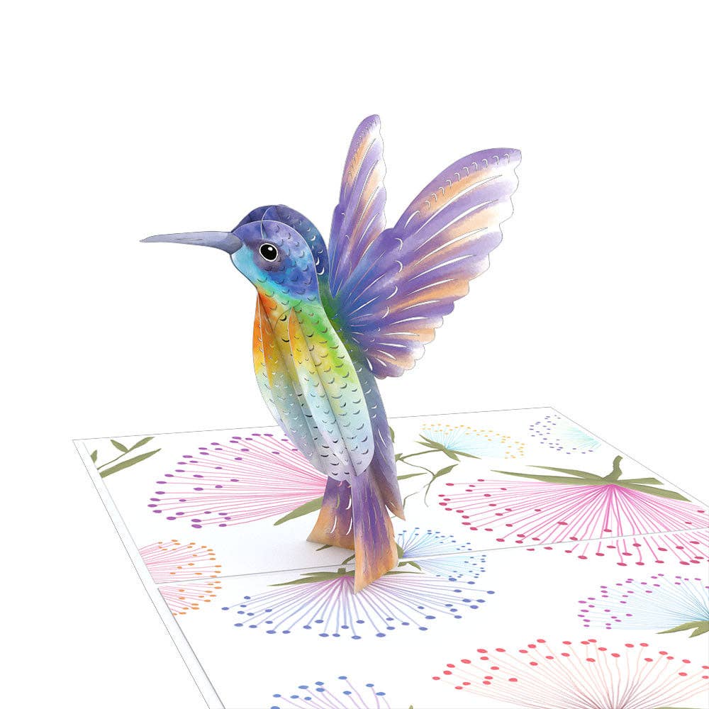 Mother's Day Hummingbird Pop - Up Card - The Weitzman Museum Store - LP3048