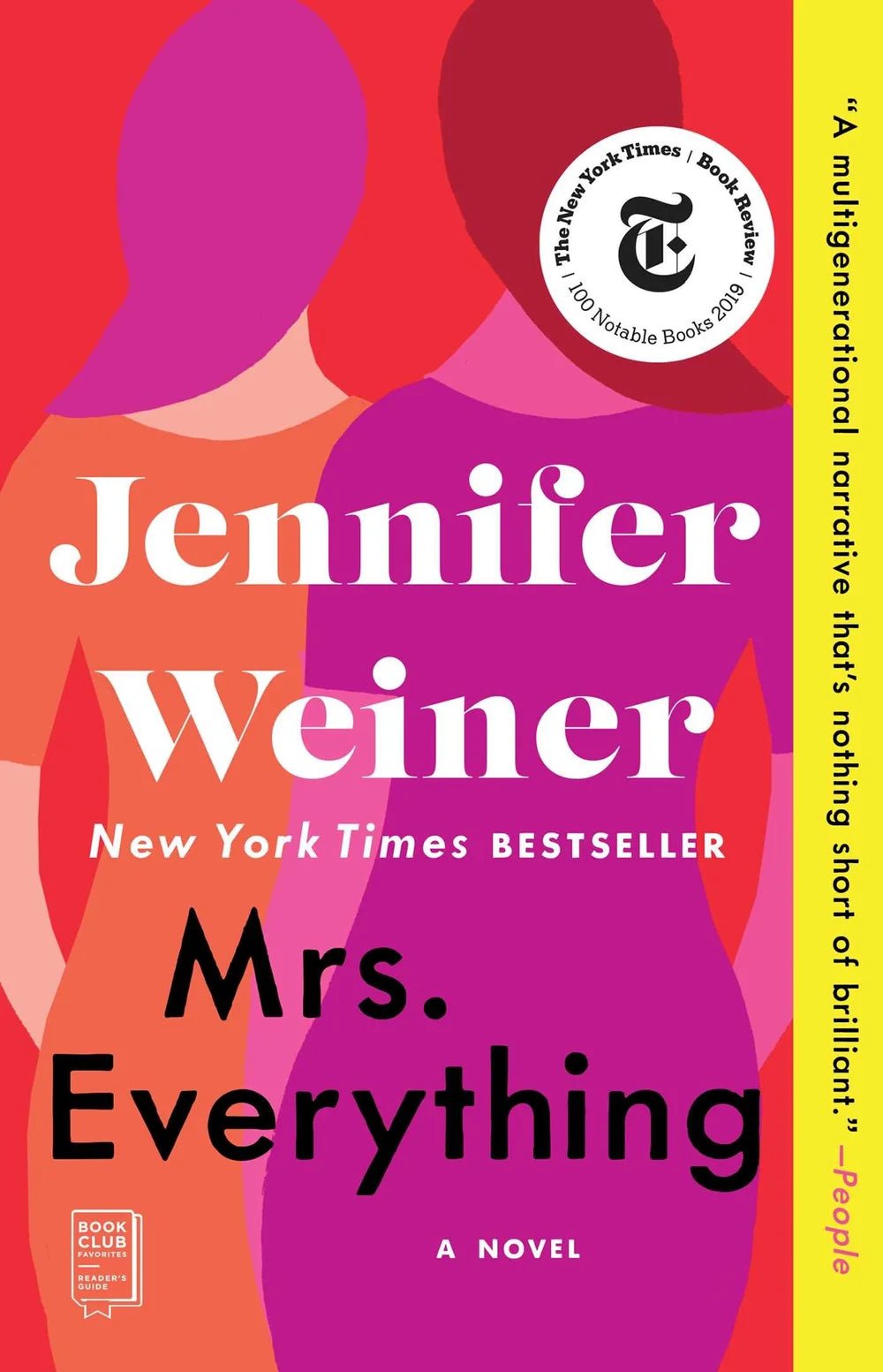 Mrs. Everything by Jennifer Weiner - The Weitzman Museum Store - 9781501133497