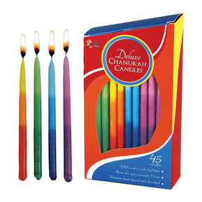 Multi - Color Hanukkah Candles - The Weitzman Museum Store - ZJ - C02