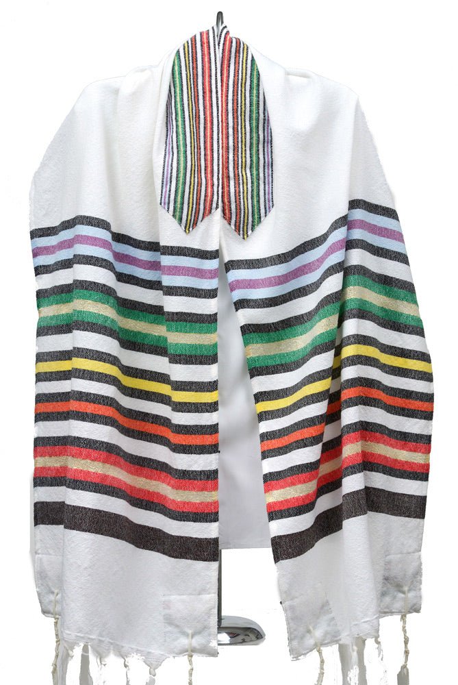 Multi-Colored Tallis - The Weitzman Museum Store