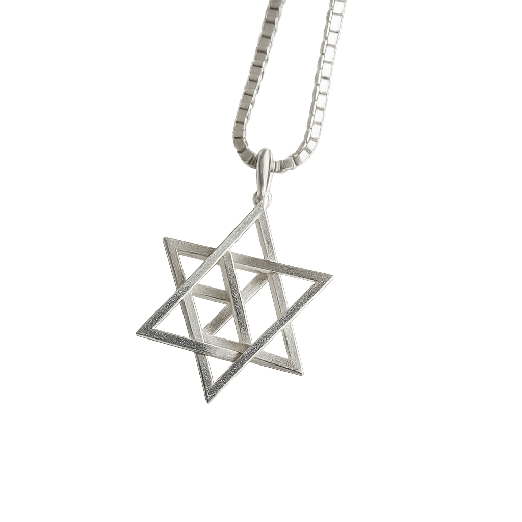 Multi-Dimensional Star of David Necklace - The Weitzman Museum Store - 27