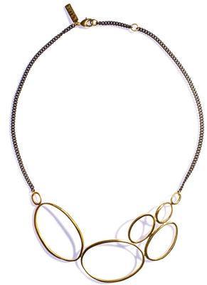 Multi Ellipse Collar Brass - The Weitzman Museum Store - 7 - 847384018080