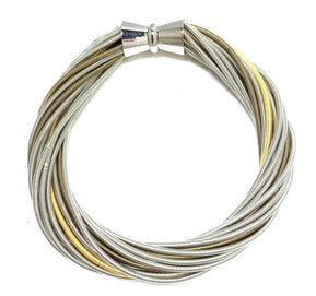 Multi - Twist Piano Wire Bracelet - The Weitzman Museum Store - 590