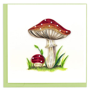 Mushroom Quilling Card - The Weitzman Museum Store - BL1291