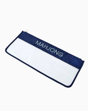 Navy Bamboo Mahjong Bag - The Weitzman Museum Store - OMM334