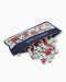 Navy Bamboo Mahjong Bag - The Weitzman Museum Store - OMM334