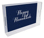Navy Star of David Lucite Tray - The Weitzman Museum Store - T8067