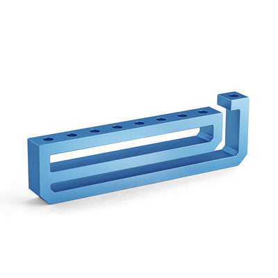 Nes Menorah in Blue, SIlver, Champagne and White - The Weitzman Museum Store - 439420