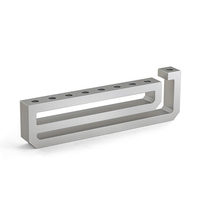 Nes Menorah in Blue, SIlver, Champagne and White - The Weitzman Museum Store - 439419