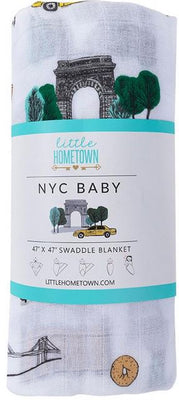 New York City Swaddle Blanket - The Weitzman Museum Store - 7 - 847384018030