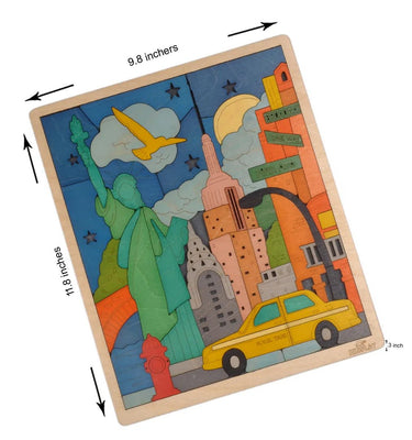 New York Wood Puzzle - The Weitzman Museum Store - EKP01008