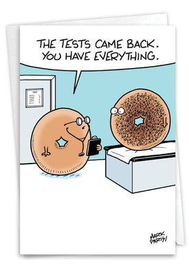 NobleWorks - Everything Bagel Greeted Get Well Cards - The Weitzman Museum Store - C2440GWG