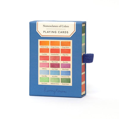 Nomenclature of Colours Single Playing Card Deck - The Weitzman Museum Store - COC040-CRD-GFT
